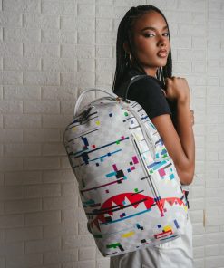 Alternative view of SHARKS IN PARIS GLITCH RIDER BACKPACK (DLXV)