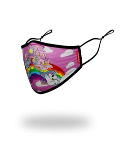 Alternative view of KIDS FORM FITTING MASK: RAINBOW BOUNCE
