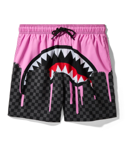 OCEAN DRIP CHECK SWIM SHORT
