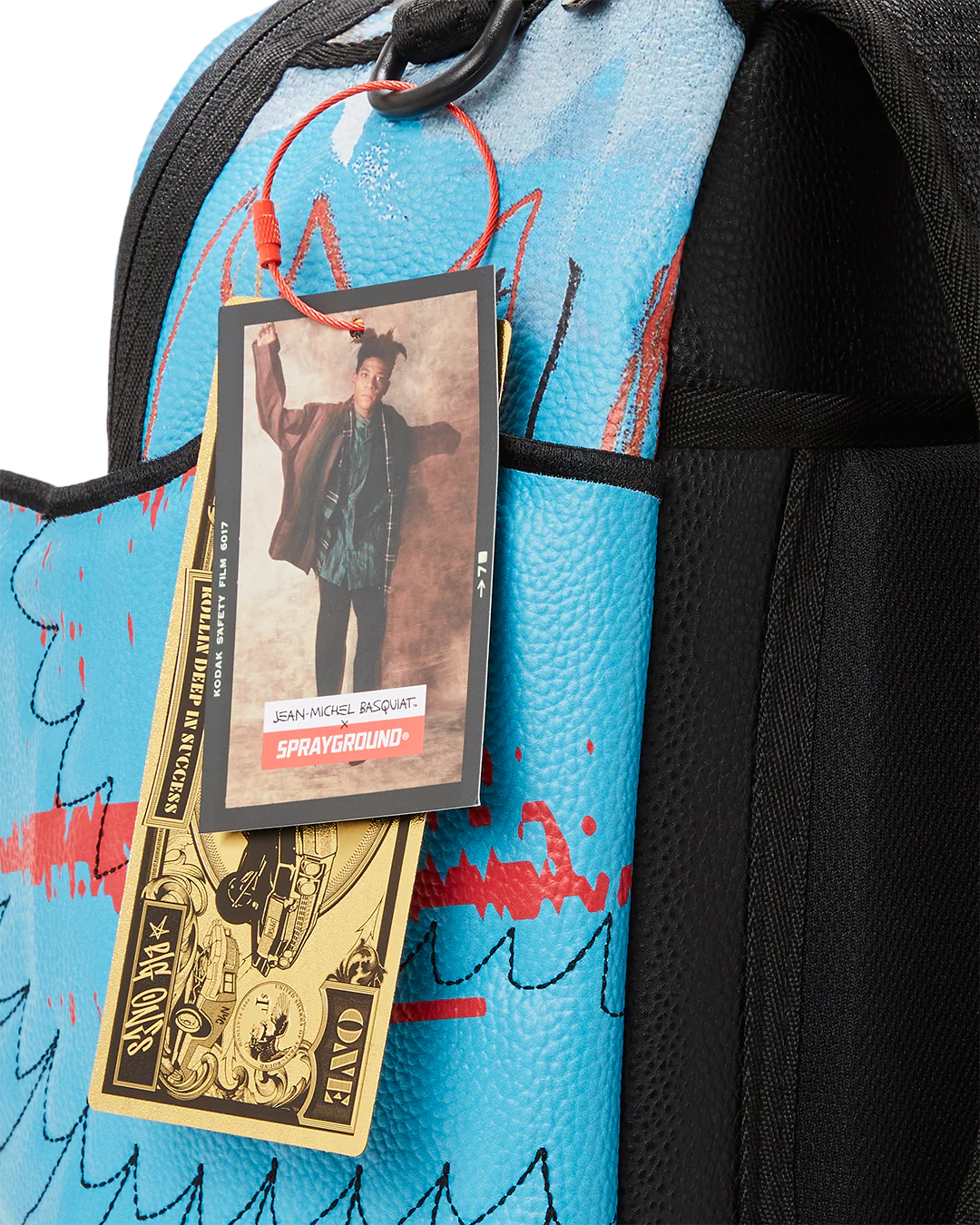 OFFICIAL BASQUIAT UNTITLED (FALLEN ANGEL) 1981 WING BACKPACK (DLXV) - Image 14