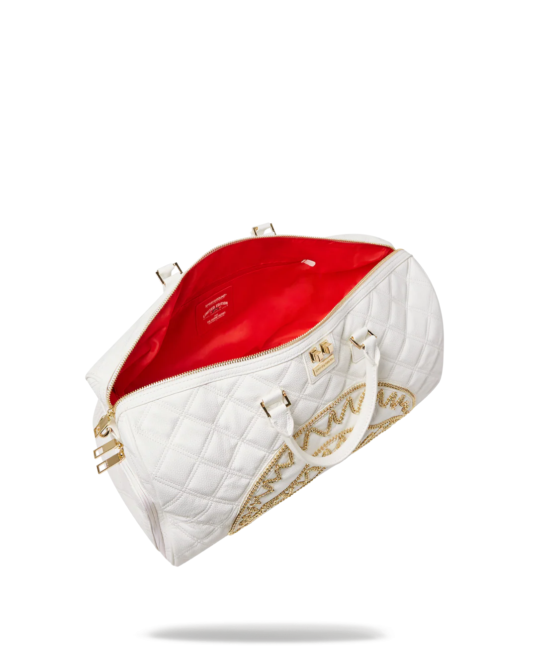 RIVIERA LE BLANC GOLD CHAIN SHARK DUFFLE - Image 9