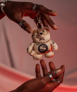 Alternative view of GOLDRUSH BEAR KEYCHAIN