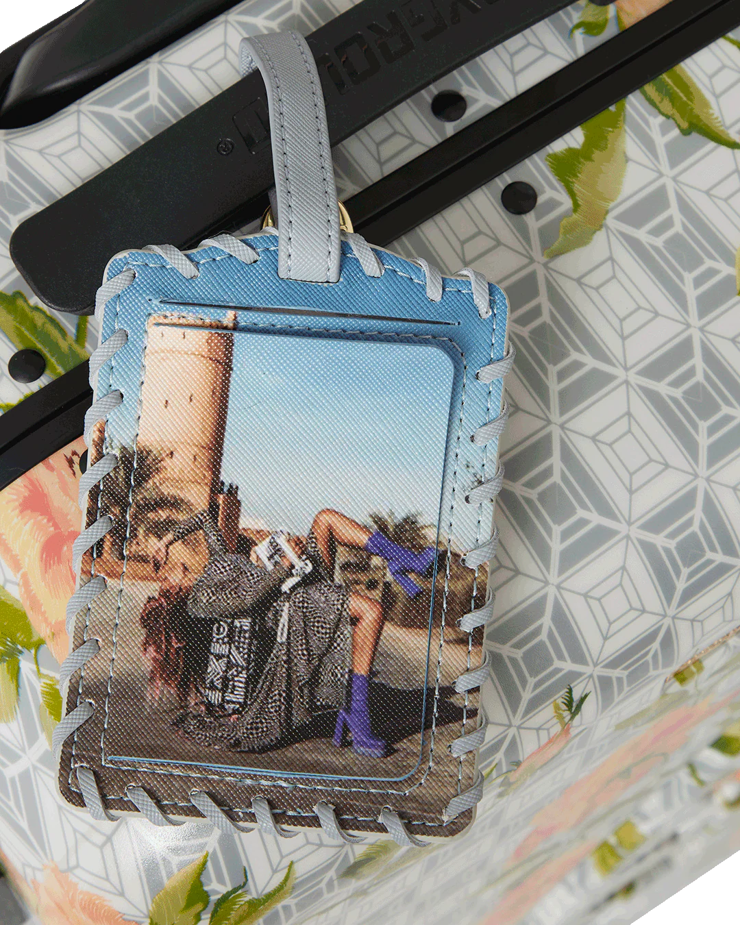 A.I. AFRICAN INTELLIGENCE ELEGANT ENERGY SHARKITECTURE CARRY-ON LUGGAGE - SANDFLOWER COLLAB - Image 11