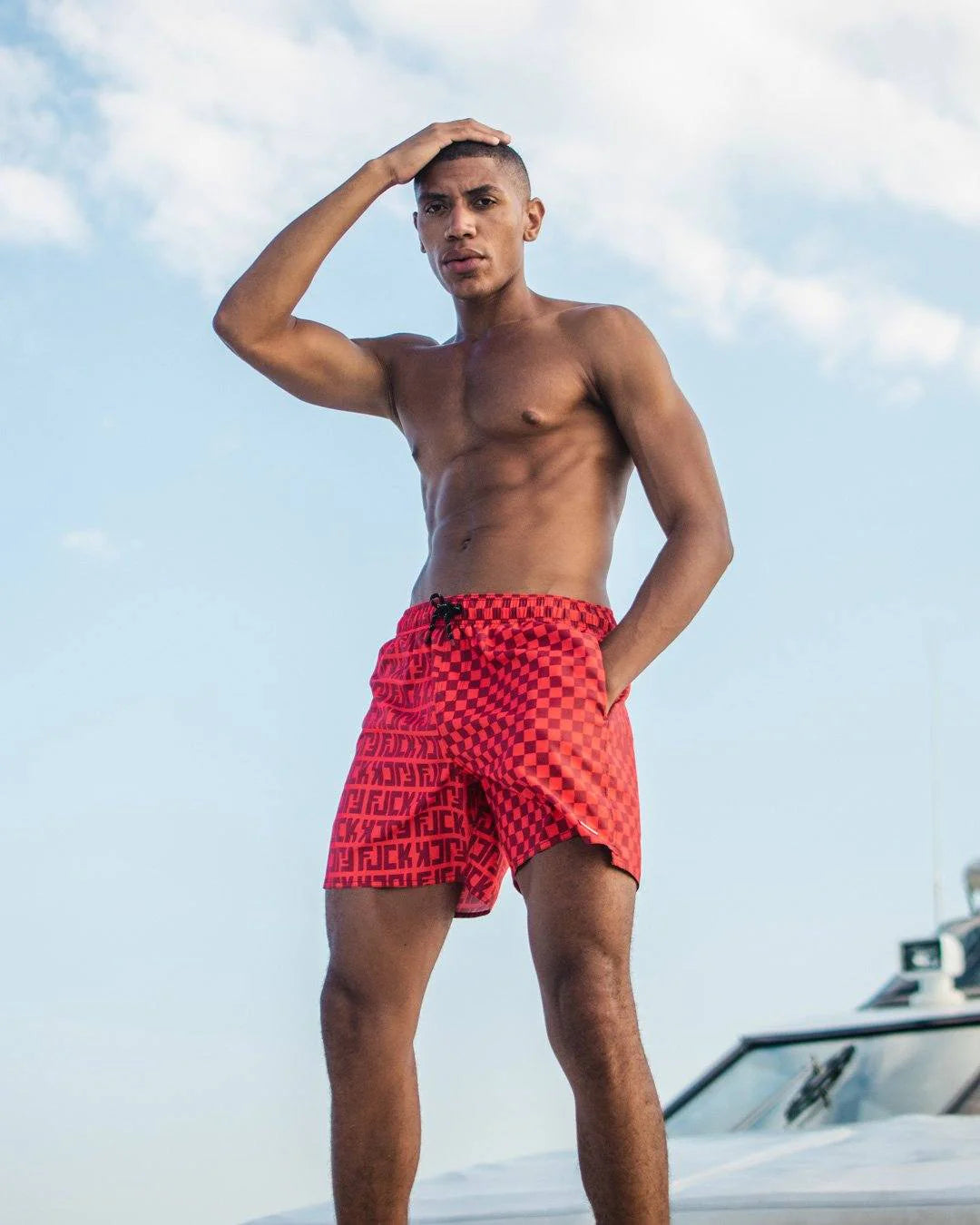 VENI VIDI VICI SHOTO SWIM TRUNKS - Image 2