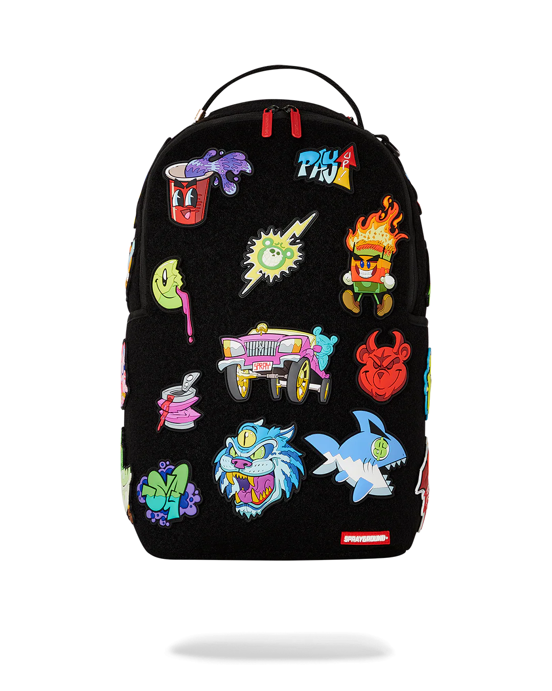 TRANCE PARTY PATCHES BACKPACK (23 VELCRO REMOVABLE PATCHES) - Image 3