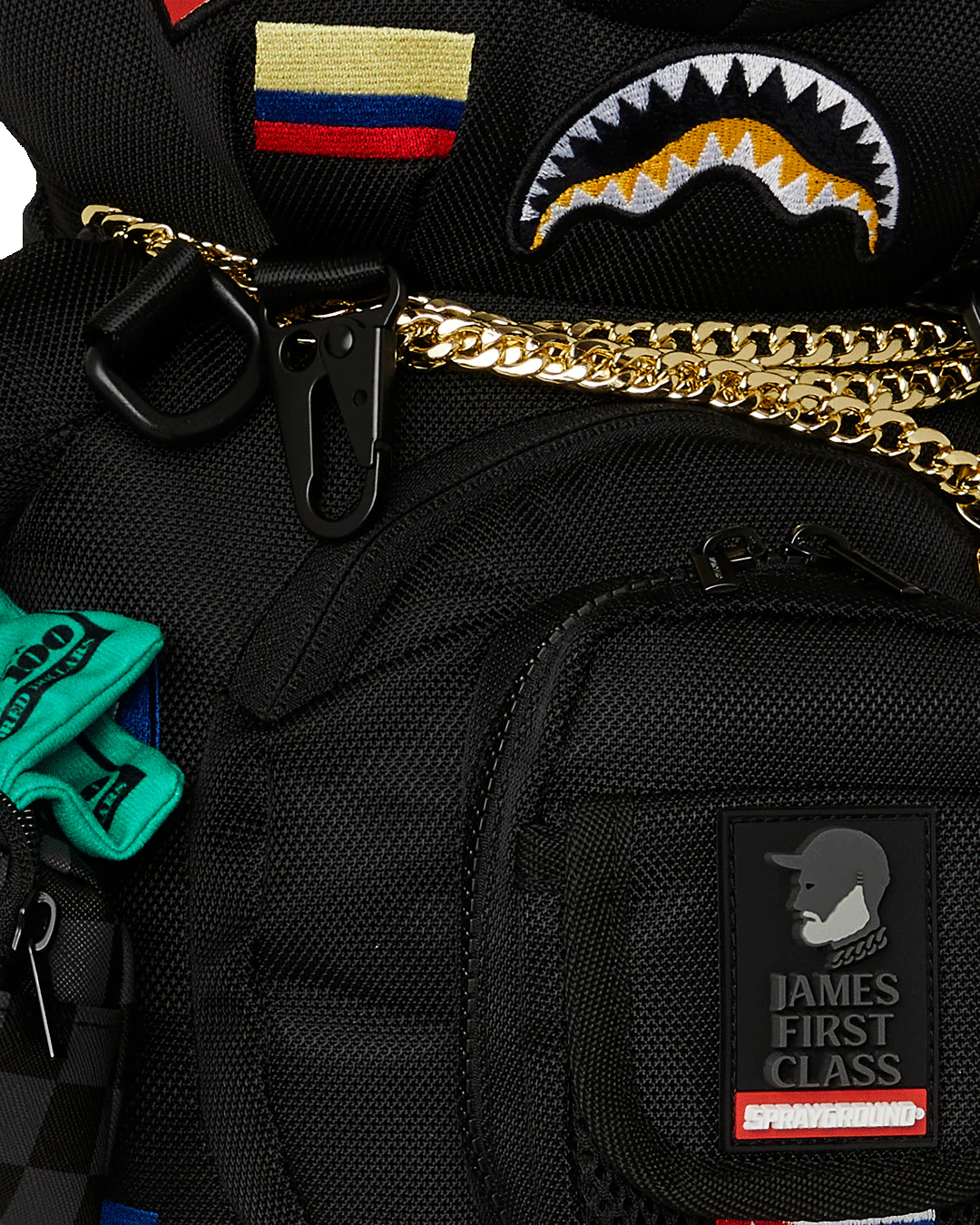 JAMES FIRST CLASS GLOBAL FLAGS MONEYBEAR BACKPACK - Image 10