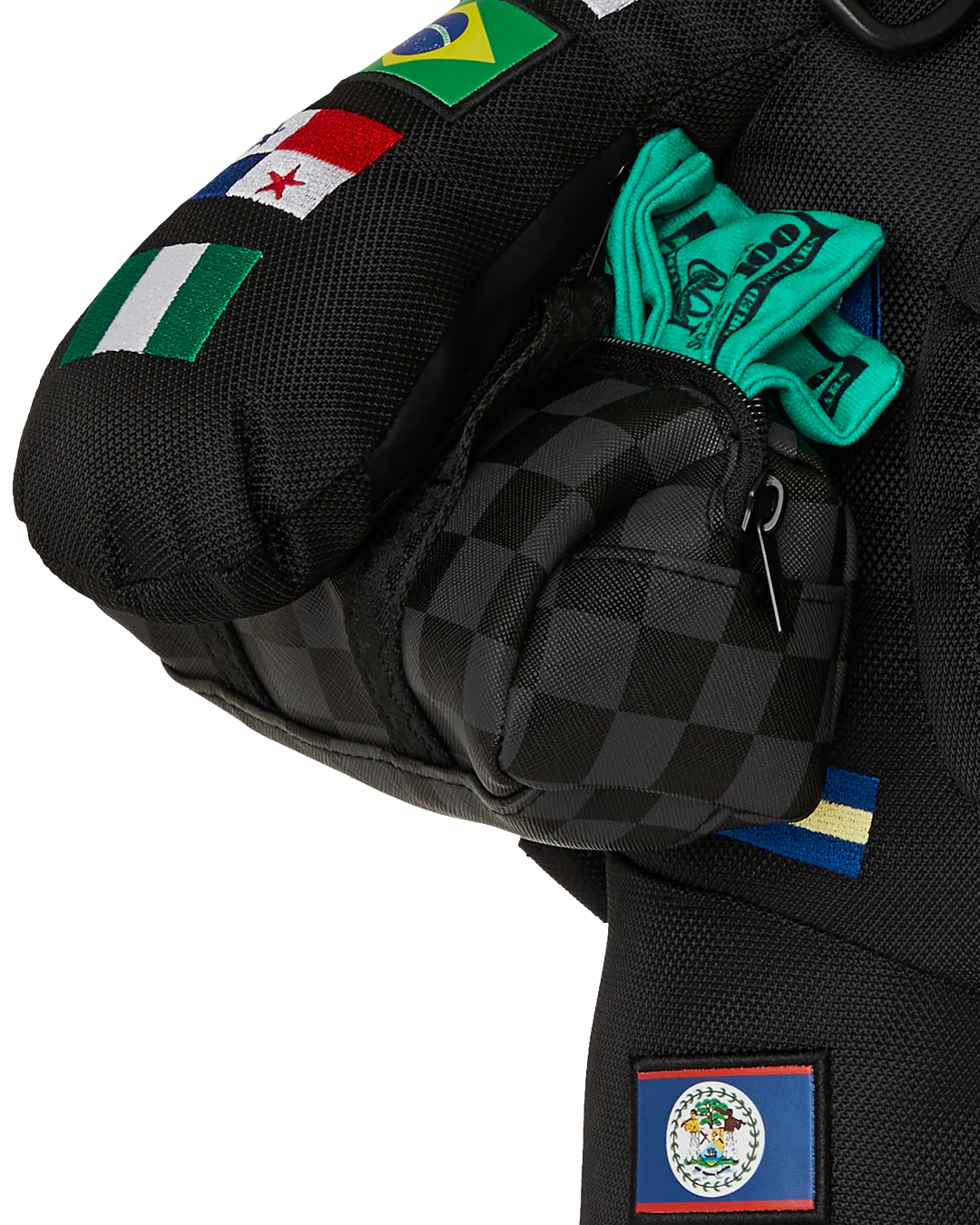 JAMES FIRST CLASS GLOBAL FLAGS MONEYBEAR BACKPACK - Image 11