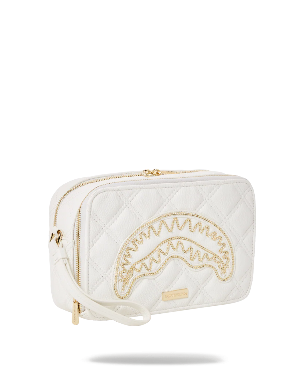 RIVIERA LE BLANC GOLD CHAIN SHARK TOILETRY BAG - Image 5