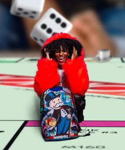 Alternative view of MONOPOLY MONEY MOVES BACKPACK