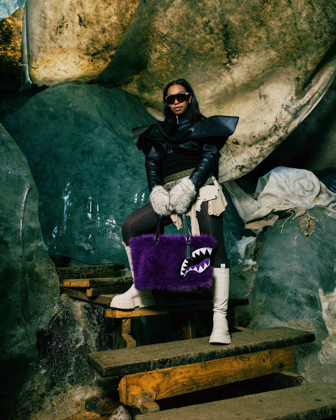 FURZILLA SHARK (PURP) TOTE - Image 10