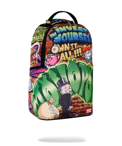 Alternative view of MONOPOLY GRAFFITI GOLD RUSH DLXR BACKPACK