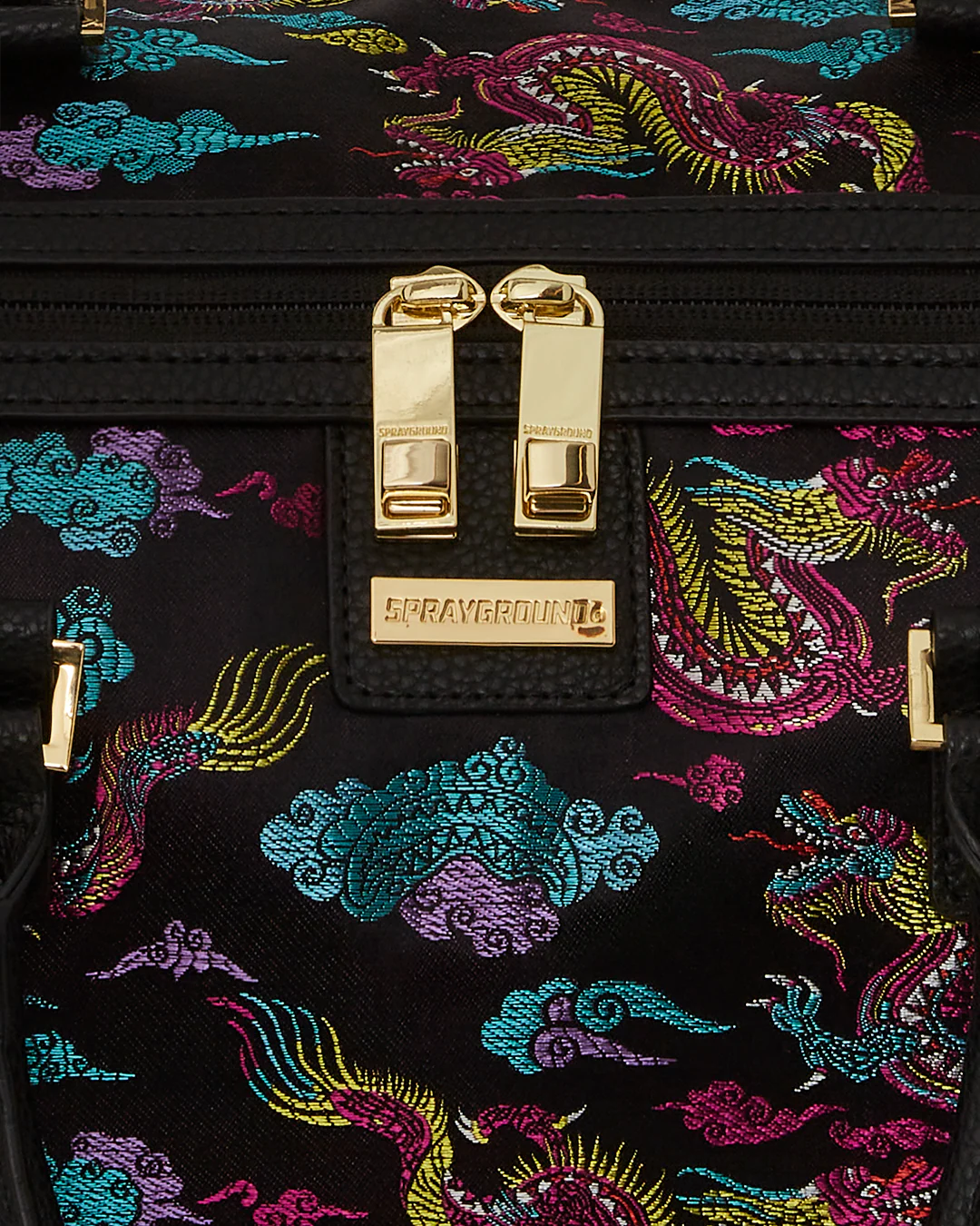 EMBROIDERED DRAGONS DUFFLE - Image 5