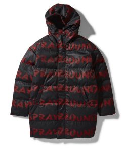 SG GRAFFITI PUFFER JACKET BLACK
