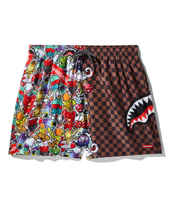 STICKER CREW SWIM SHORTS