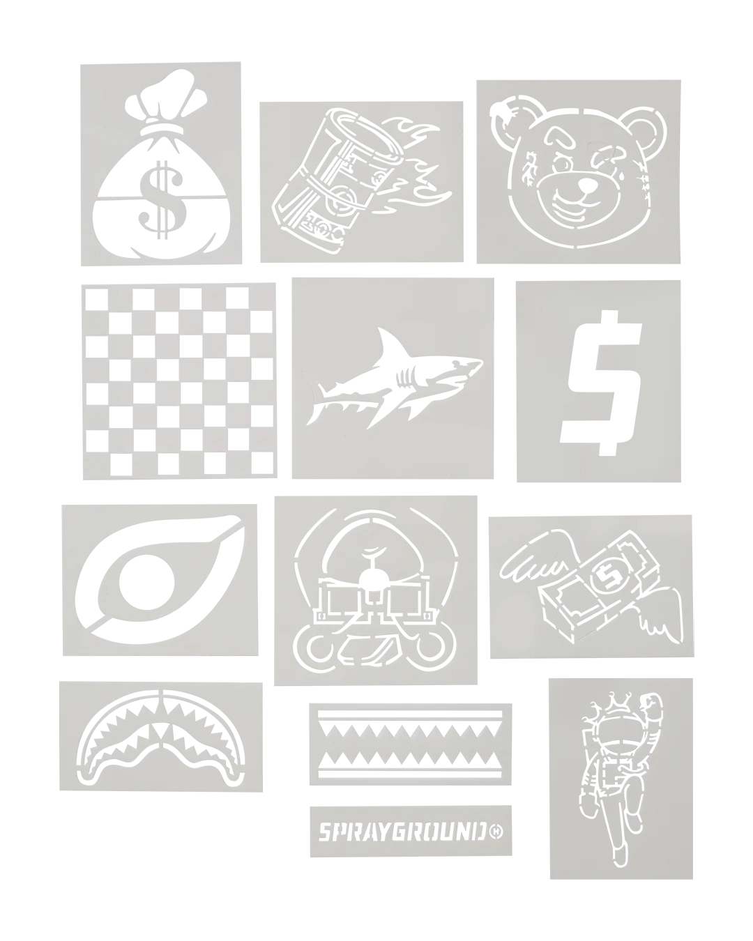 GRAFFITI ARTIST - DESIGN YOUR OWN BACKPACK - 9 STENCILS INCLUDED - Image 2