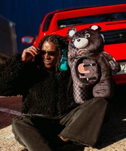 Alternative view of SPEED SHARK SIDE SWIPE MONEYBEAR TEDDY BEAR BACKPACK