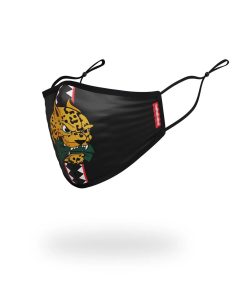 Alternative view of KIDS FORM FITTING MASK: SPUCCI LEOPARD