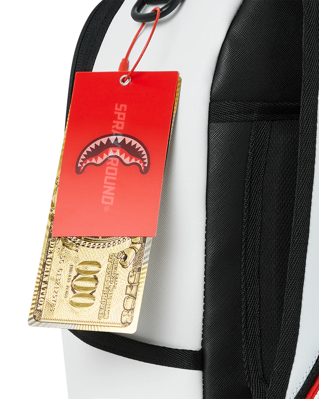 SHARK CENTRAL SPLIT BACKPACK BLK/WHT (DLXV) - Image 21