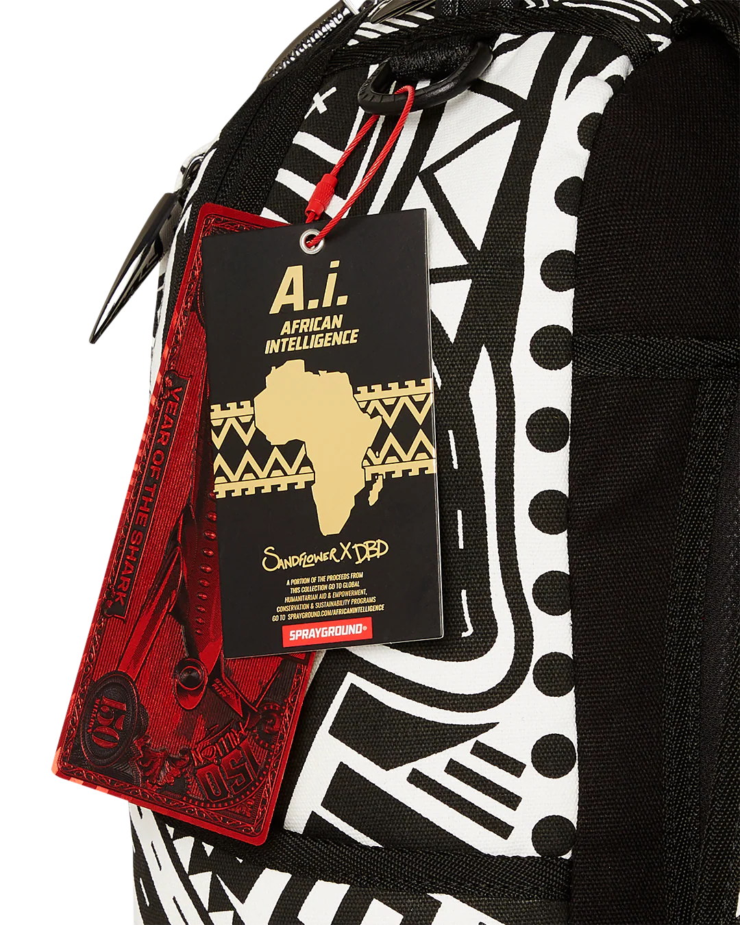 A.I. AFRICAN INTELLIGENCE THE SKYHAWK BACKPACK - SANDFLOWER COLLAB - Image 16