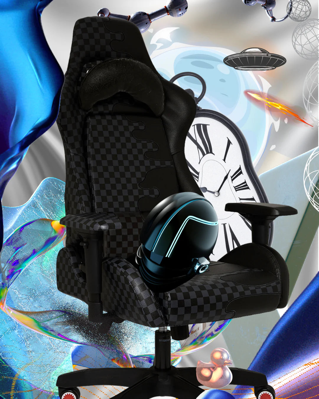 SPEED SHARK SIDE SWIPE GAMING CHAIR - Image 5