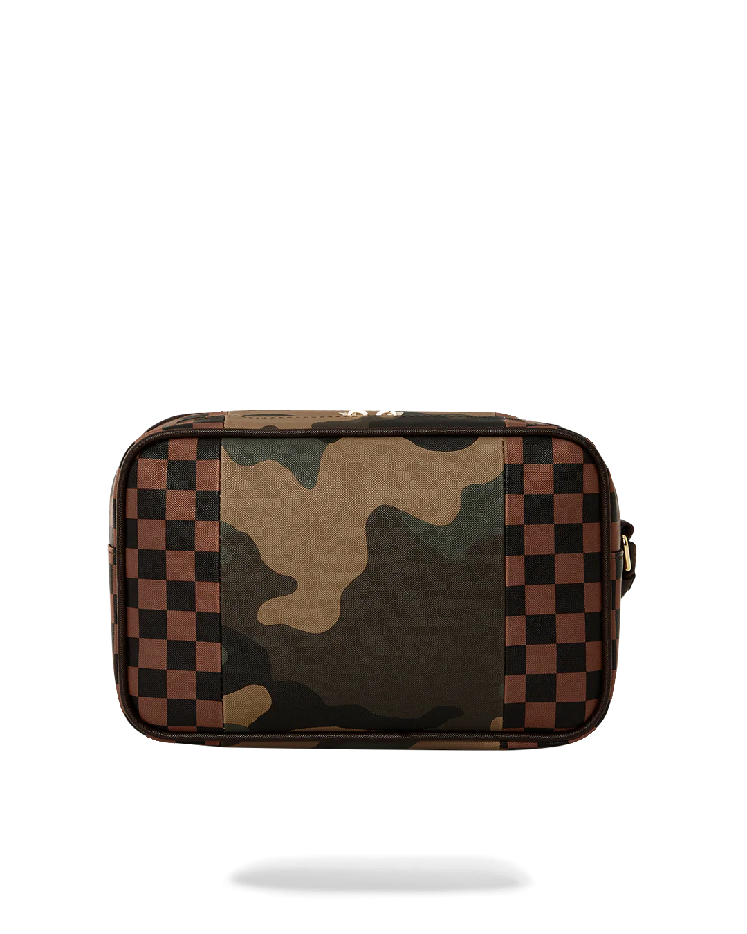 EXTERIOR GOLD ZIP POCKET SHARKS IN PARIS TOILETRY BRICKSIDE BAG - Image 3