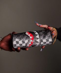 Alternative view of SCRIBBLE DRIBBLE CHECK POUCH