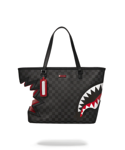 SHARK BITE SHARKS IN PARIS GRAY TOTE