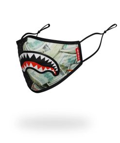 Alternative view of ADULT PARTY SHARK FORM FITTING FACE MASK
