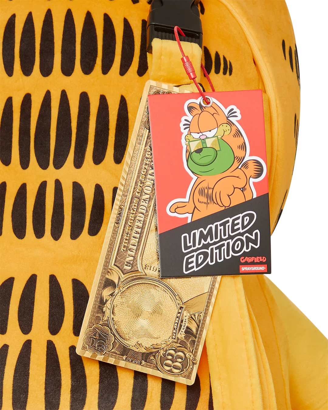 GARFIELD MONEYBEAR SUIT TEDDYBEAR BACKPACK - Image 11