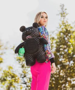 Alternative view of HENNY AIIR TO THE THRONE MONEYBEAR TEDDYBEAR BACKPACK