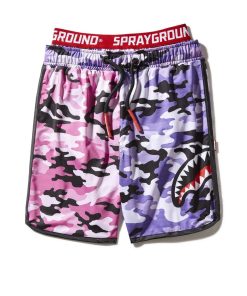 KIDS SPLIT CAMO SWIM TRUNKS