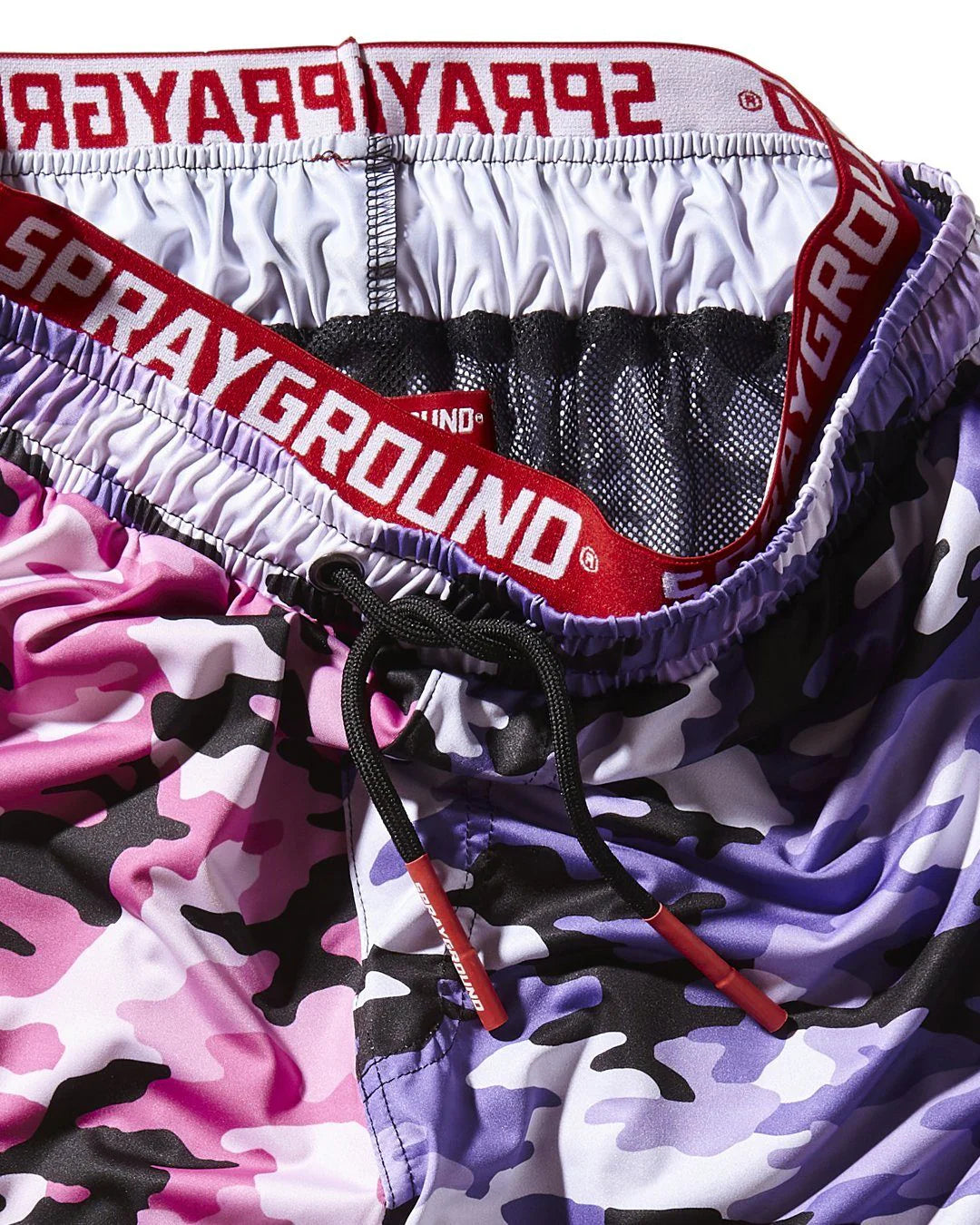 SPLIT CAMO CORTO SWIM TRUNKS - Image 4