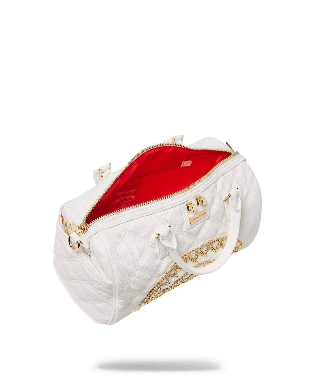 RIVIERA LE BLANC GOLD CHAIN SHARK MINI DUFFLE - Image 8