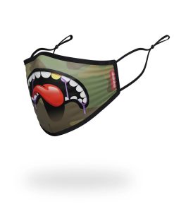 Alternative view of ADULT LUCID SHARK FORM FITTING FACE MASK