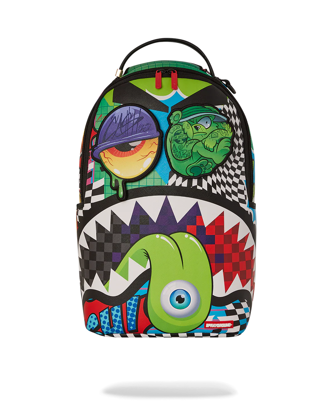 PSYCHO WORLD OF FUN BACKPACK (WITH REMOVABLE VELCRO EYE PATCHES) - Image 2