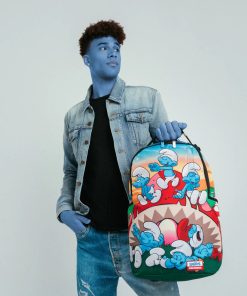 Alternative view of SMURFS MUSHROOM CHILL BACKPACK