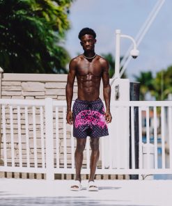 Alternative view of PINK PANTHER DIAMOND SHARK SWIM SHORTS