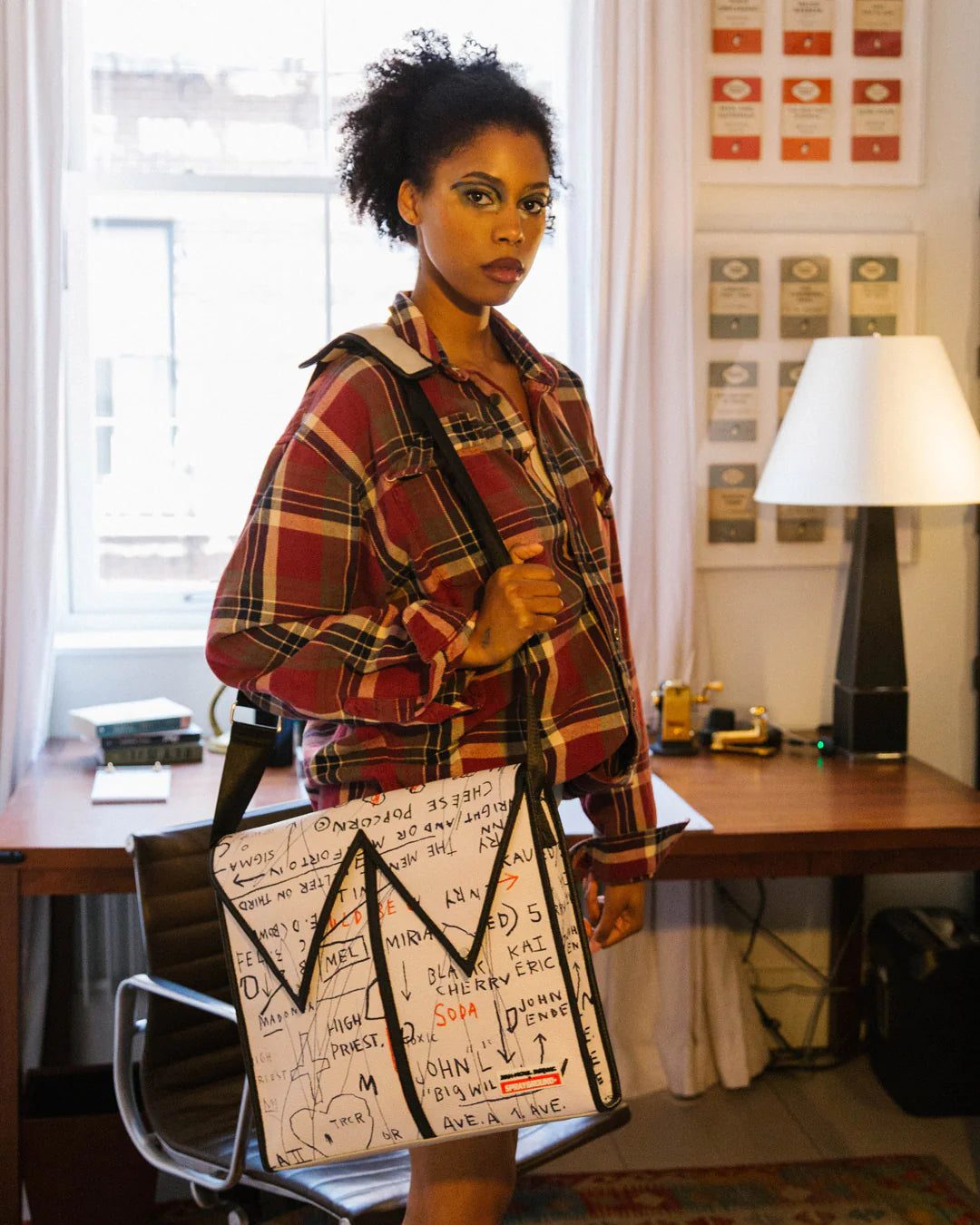 OFFICIAL BASQUIAT UNTITLED (CHEESE POPCORN) 1983 SLING MESSENGER - Image 10