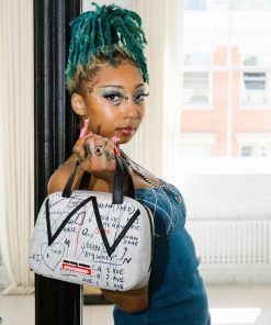 Alternative view of OFFICIAL BASQUIAT UNTITLED (CHEESE POPCORN) 1983 HANDBAG