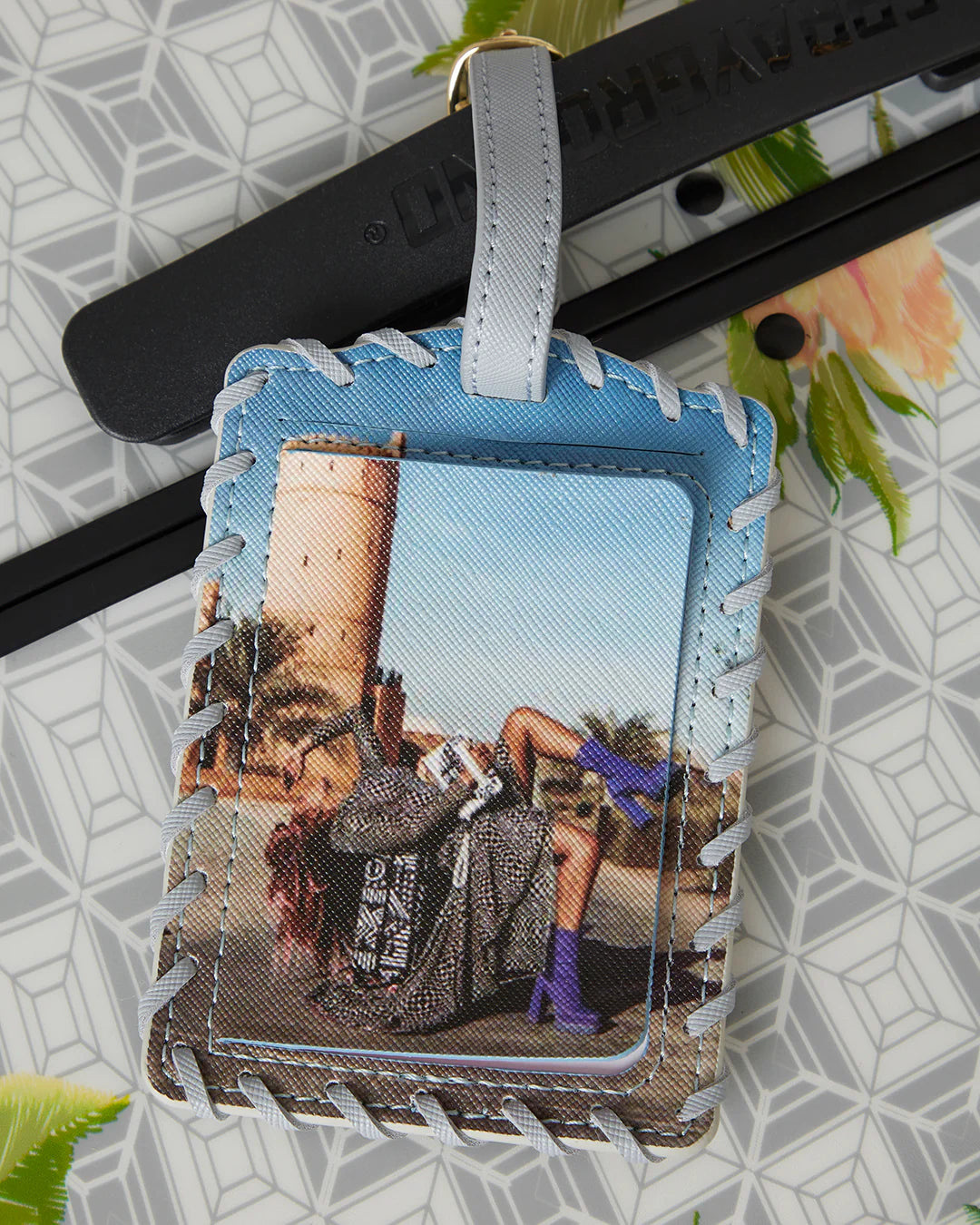A.I. AFRICAN INTELLIGENCE ELEGANT ENERGY SHARKITECTURE FULL SIZE LUGGAGE - SANDFLOWER COLLAB - Image 17