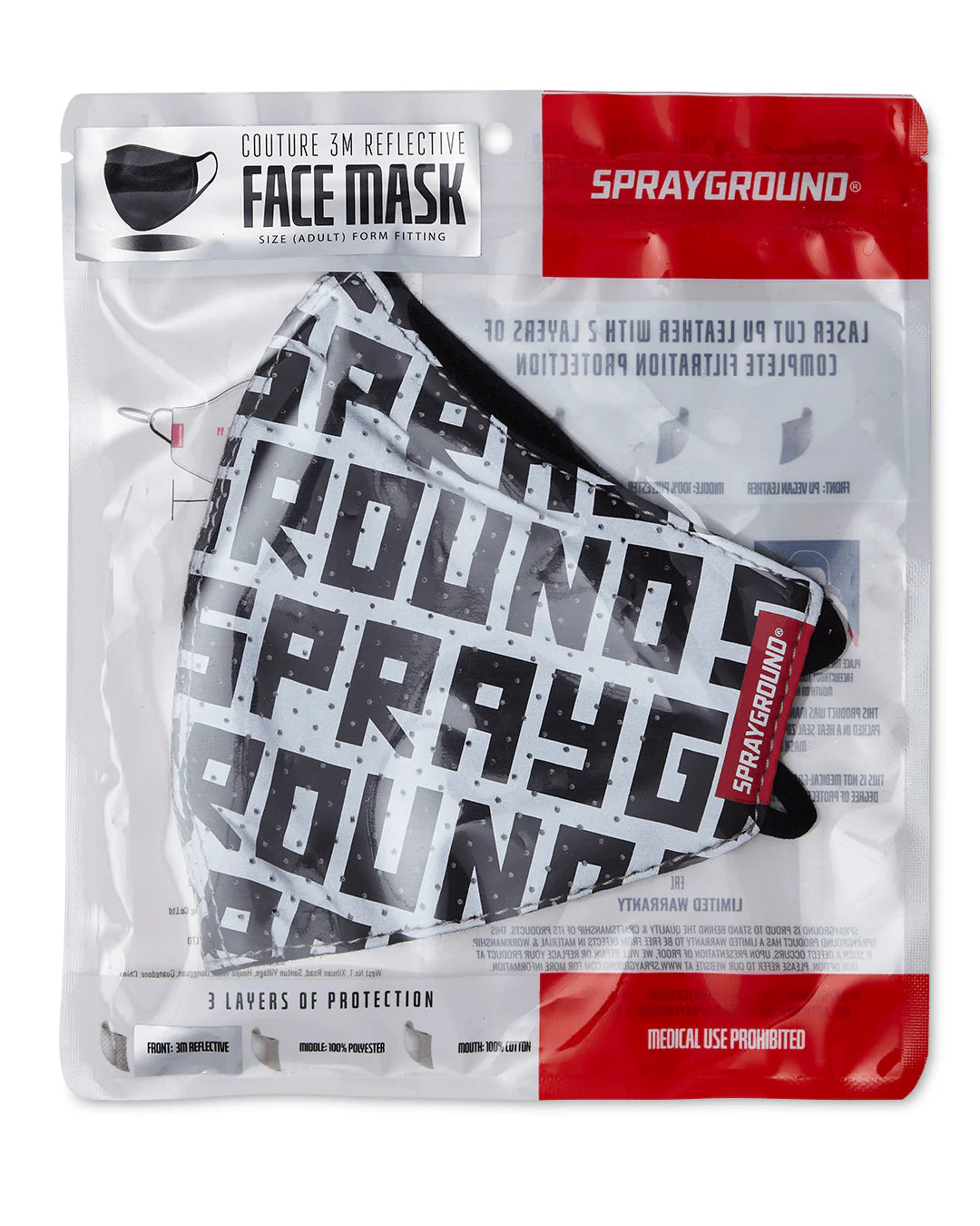 SPRAYGROUND INFINITI 3M REFLECTIVE FACE MASK - Image 13