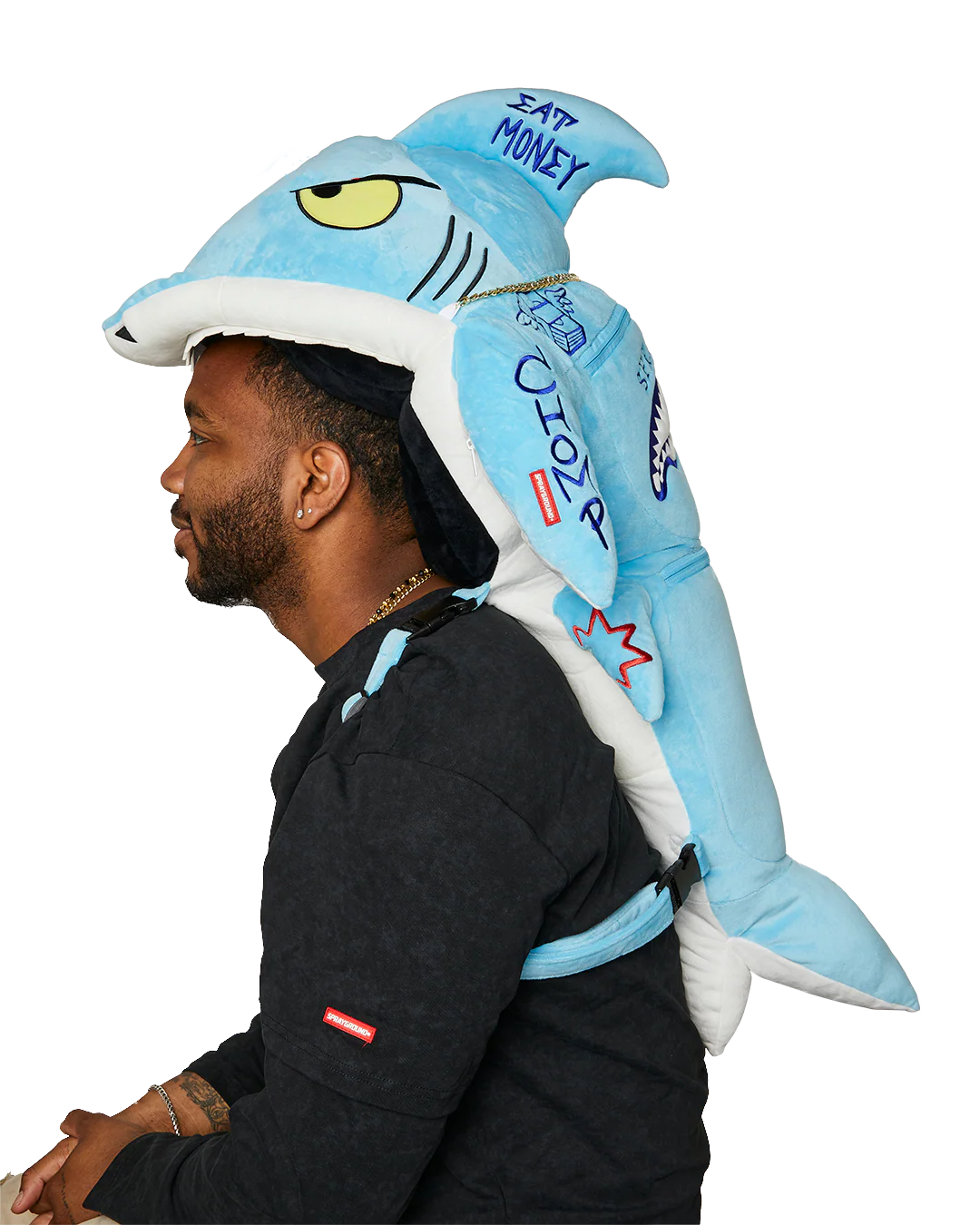 STUFFED SAVAGE HOODY BACKPACK SHARK - Image 16