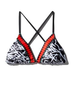 SCRIBBLE BIKINI TOP