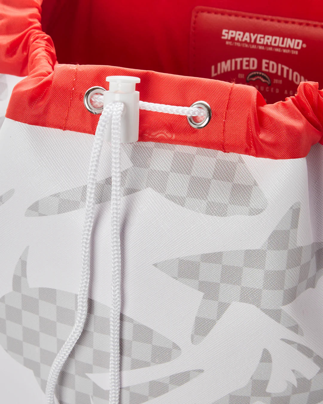 SHARK CHECK (WHITE) HILLS BACKPACK - Image 13
