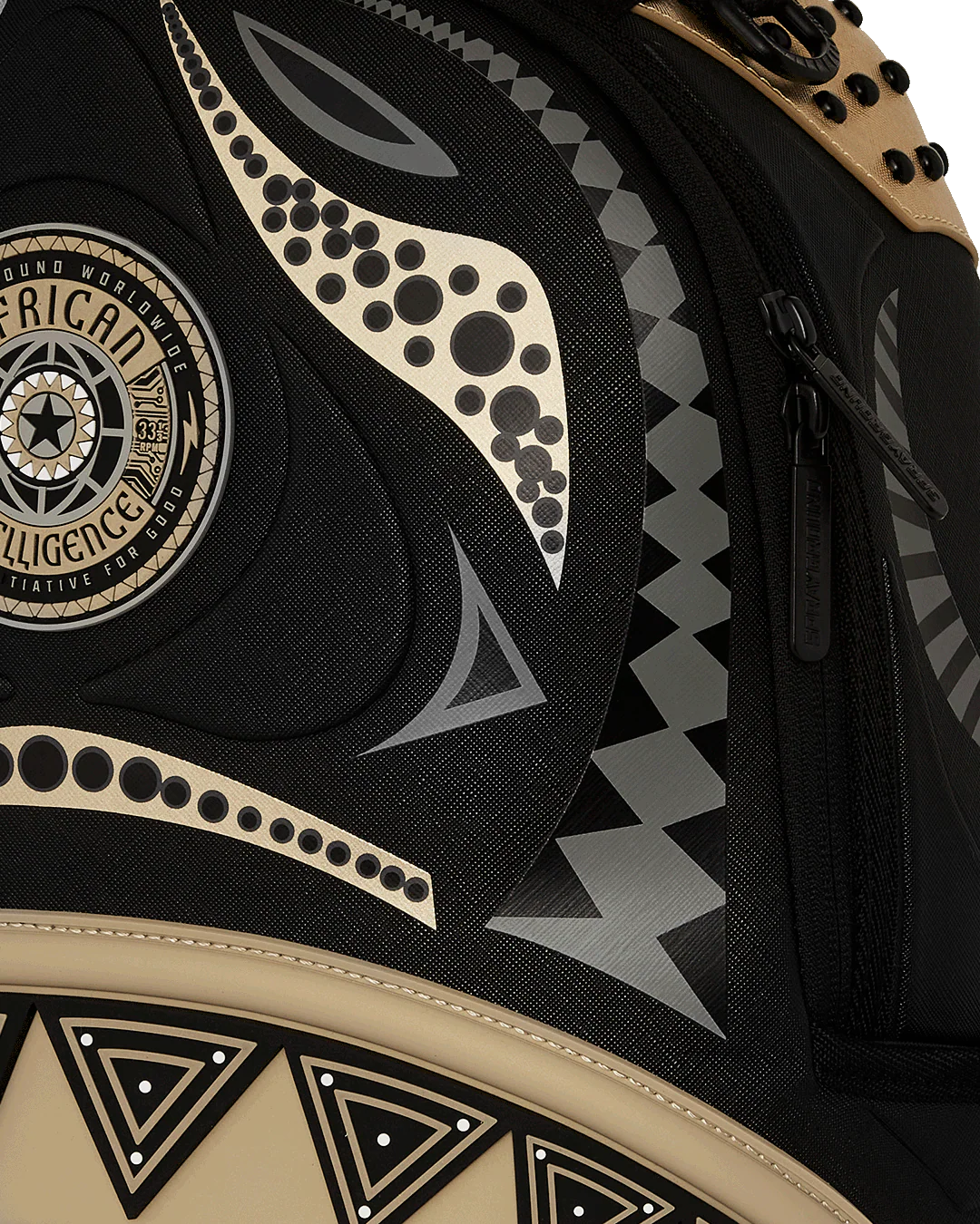 A.I. AFRICAN INTELLIGENCE SHARKS OF THE GOLD OCEAN BACKPACK - SANDFLOWER COLLAB - Image 8