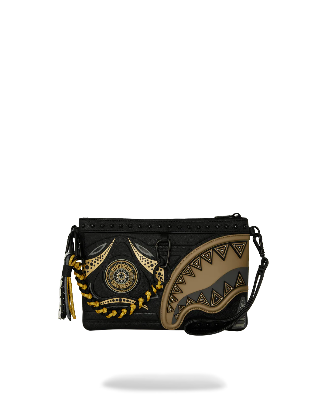 A.I. AFRICAN INTELLIGENCE SHARKS OF THE GOLD OCEAN CROSSOVER CLUTCH - SANDFLOWER COLLAB - Image 5