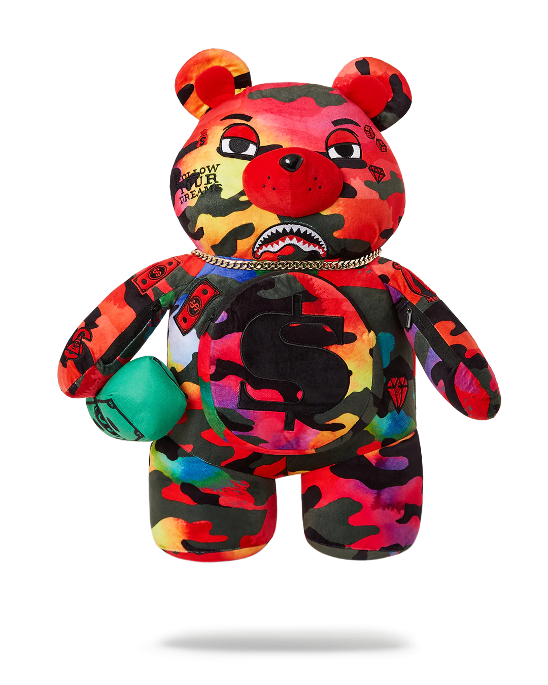 CAMOBURST MONEYBEAR TEDDYBEAR BACKPACK