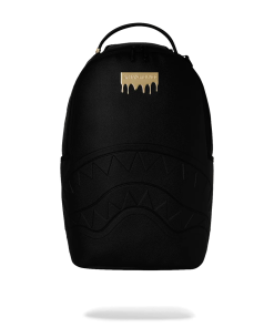 GOLD BRICK DRIP BLACK BACKPACK