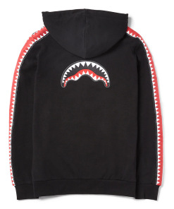 Alternative view of SHARKTRACK SPUCCI ZIPUP HOODIE (BLACK)