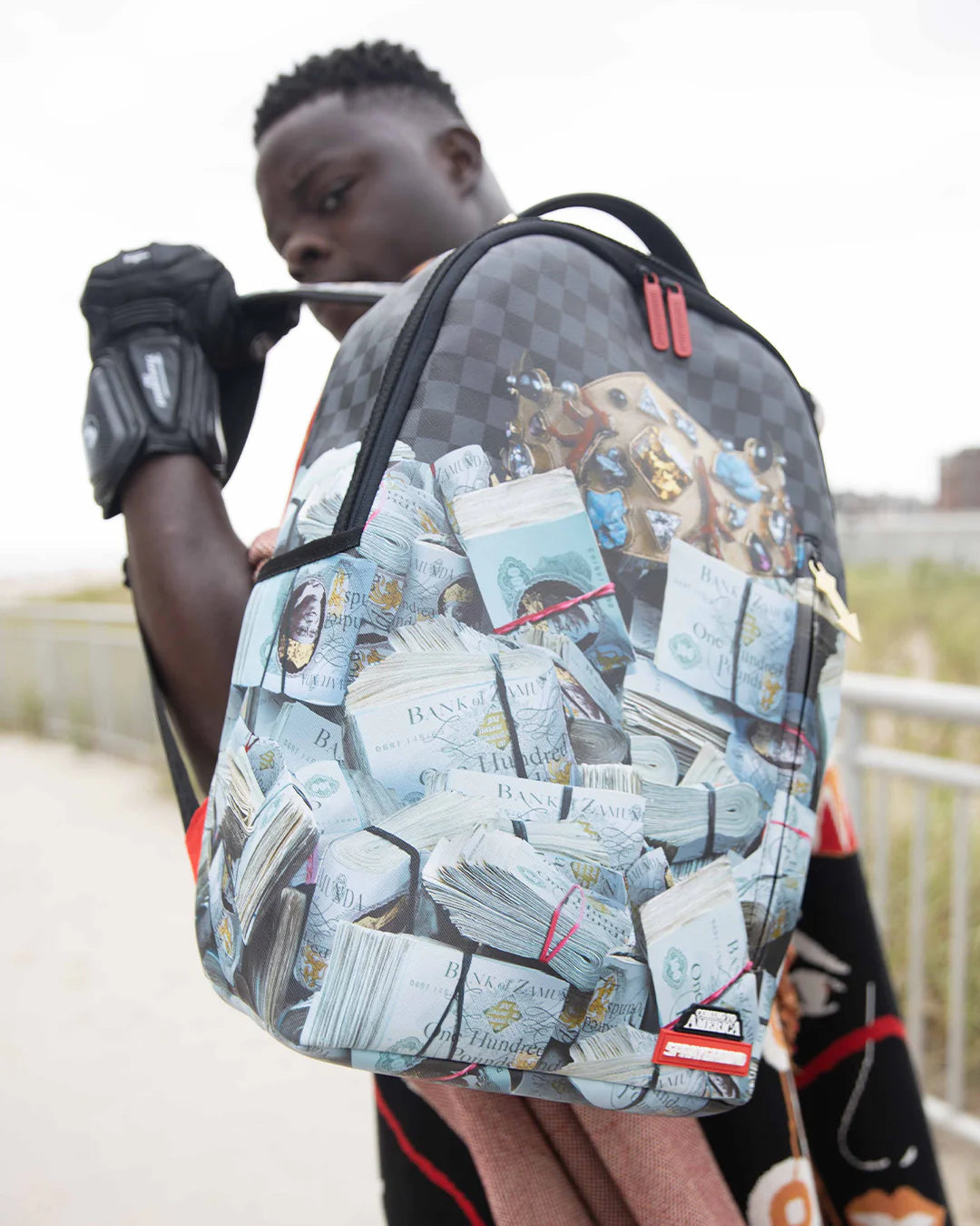 BANK STACKS OF ZAMUNDA COMING 2 AMERICA BACKPACK - Image 2